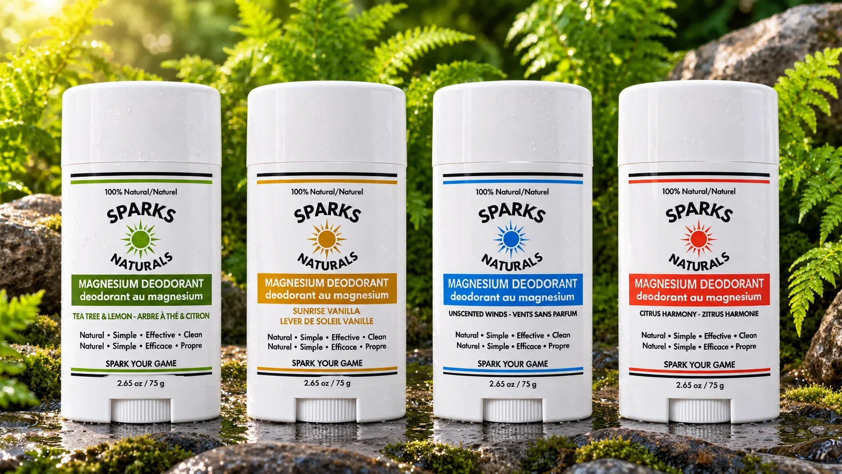 Natural Magnesium Deodorants